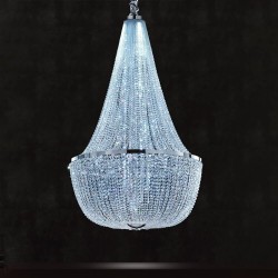 Empire Crystal Basket Chandelier